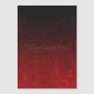 Falln Red & Black Glitter-övertoning