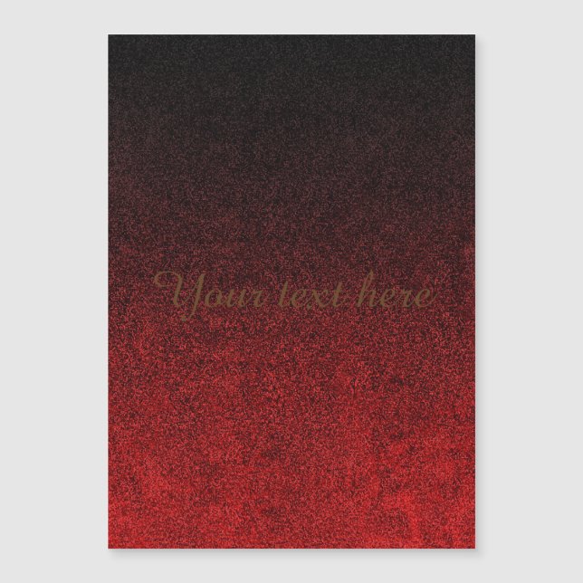 Falln Red & Black Glitter-övertoning (Framsida)