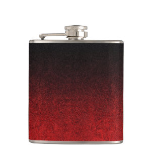 Falln Red & Black Glitter-övertoning Fickplunta