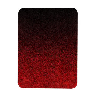 Falln Red & Black Glitter-övertoning Magnet