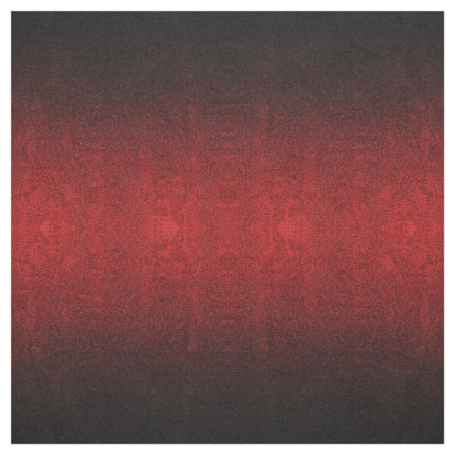 Falln Red & Black Glitter-övertoning Tyg (Provkarta)