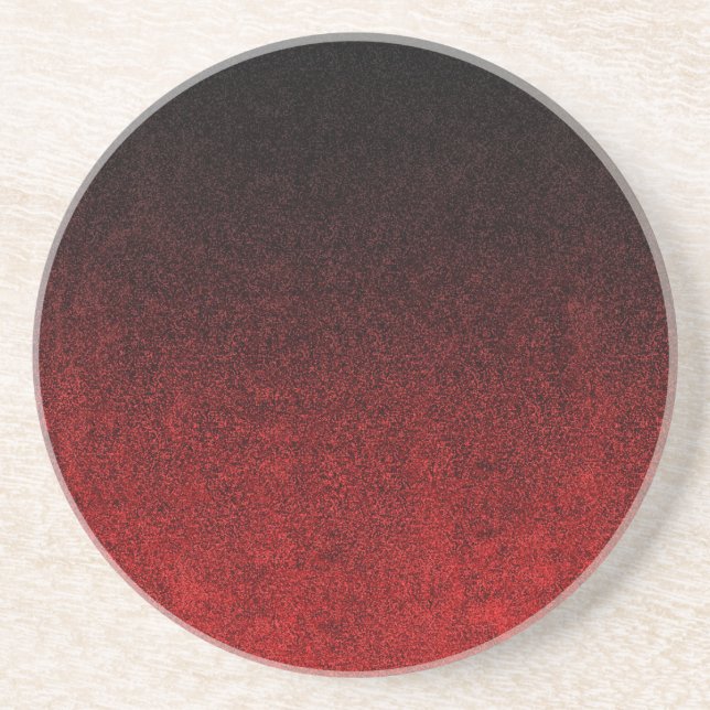 Falln Red & Black Glitter-övertoning Underlägg Sandsten (Framsidan)
