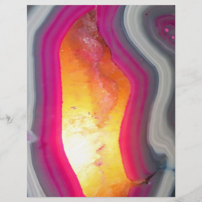 Falln Rosa Geode Glow (Framsida)