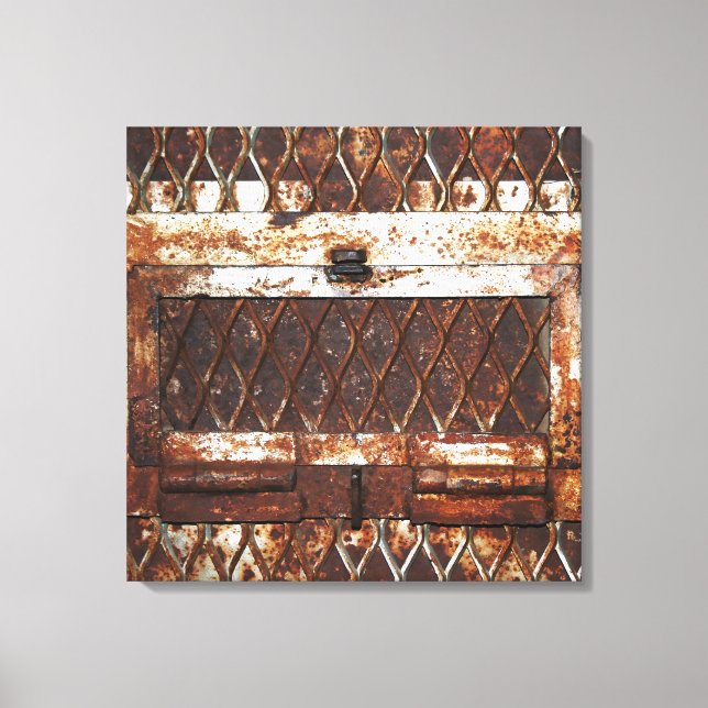 Falln Rusted Window Canvastryck (Framsida)