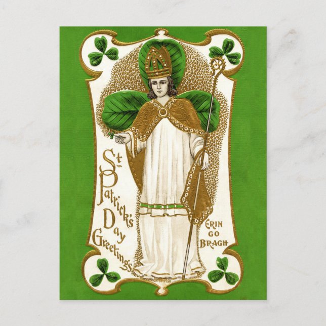 Falln Saint patrick Vykort (Framsida)