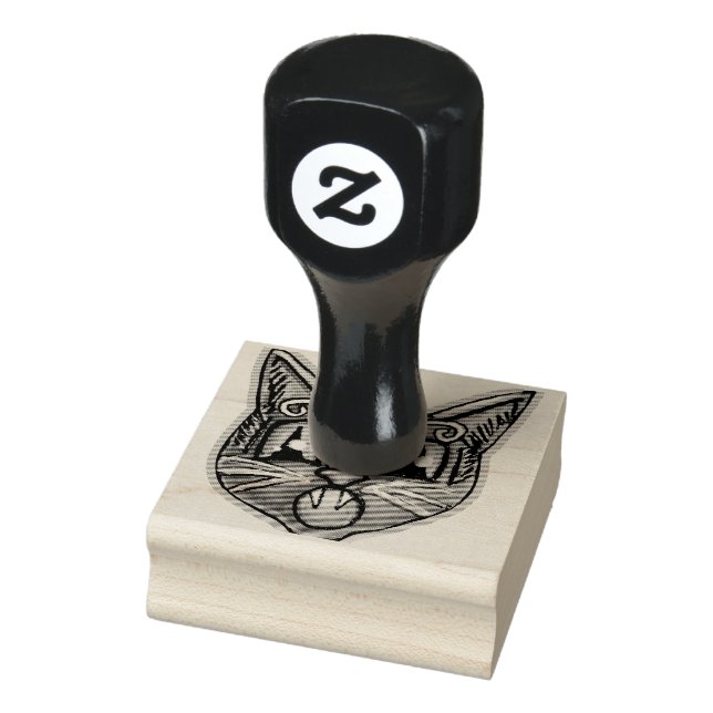 Falln Scaredy Cat Vintage Halloweenies Stämpel (Stämpel)