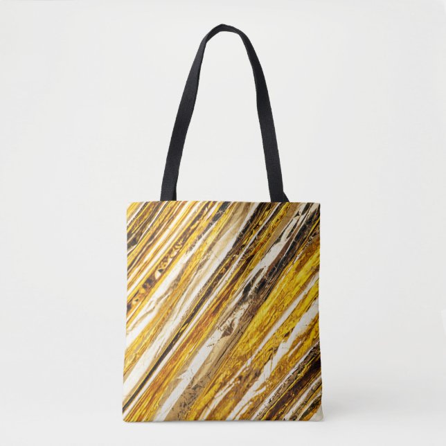 Falln Shimmering Gold Foil Tygkasse (Framsida)