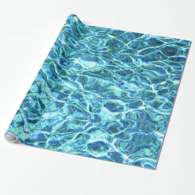 Falln Shimmering Vatten Presentpapper (Utrullad)