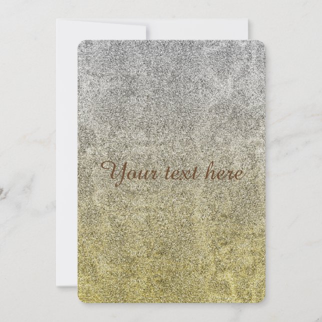 Falln Silver & Guld Glitter-övertoning (Framsida)