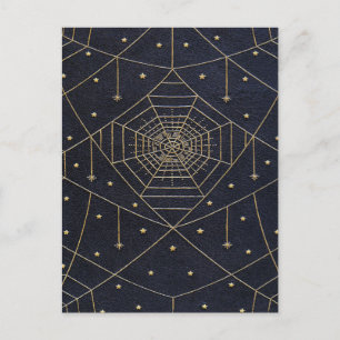 Falln Spider Silke Stars Vykort