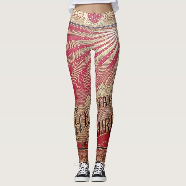 Falln Stjärnan i Älvorna Bok Cover Leggings (Framsida)