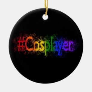 Falln stolt Cosplayer Julgransprydnad Keramik