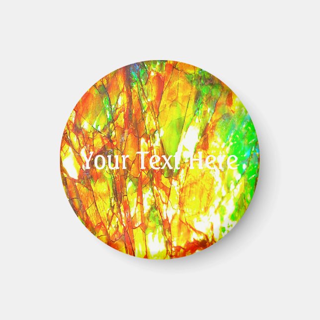 Falln Sunset Ammolite Magnet (Framsidan)