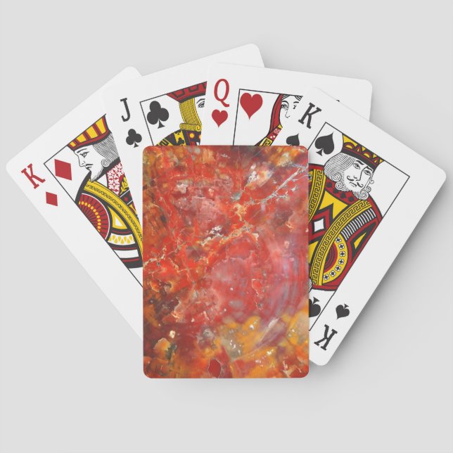 Falln Sunset Splatter Stones Casinokort (Baksidan)