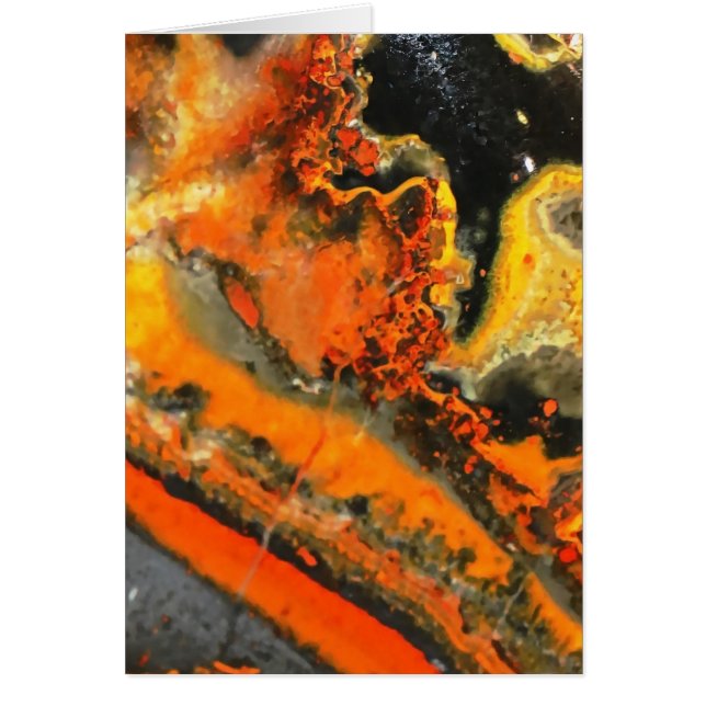 Falln Swirled Orange Stones OBS Kort (Framsidan)