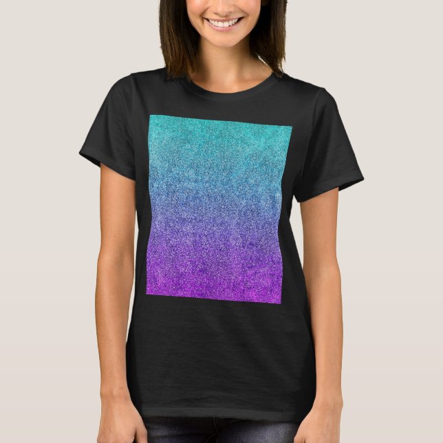 Falln Tropical Dusk Glitter Gradient Tröja (Framsida)