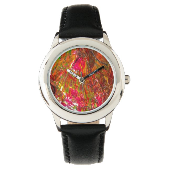 Falln Tropical Sunset Ammolite Armbandsur (Framsida)
