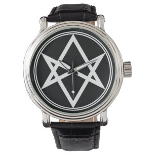 Falln Unicursal Hexagramvit Armbandsur