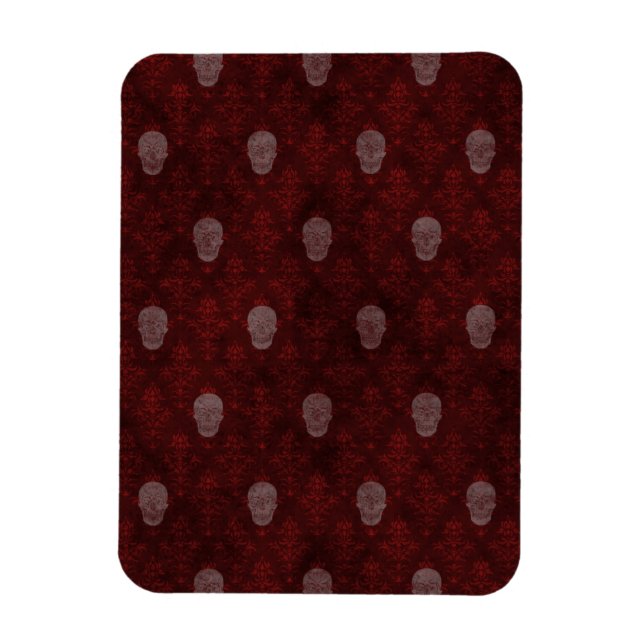 Falln Victorian Döskallars Red Magnet (Vertikal)
