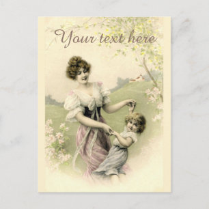 Falln Victorian Spring Time Dance Vykort