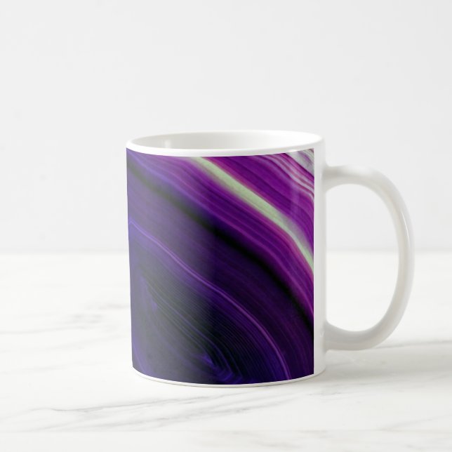 Falln Virvlande Lila Geod Kaffemugg (Höger)