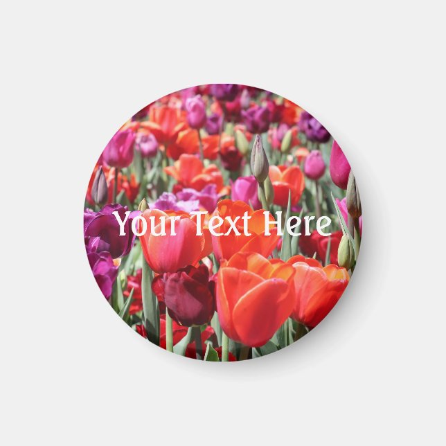 Falln Warm Tulips Magnet (Framsidan)