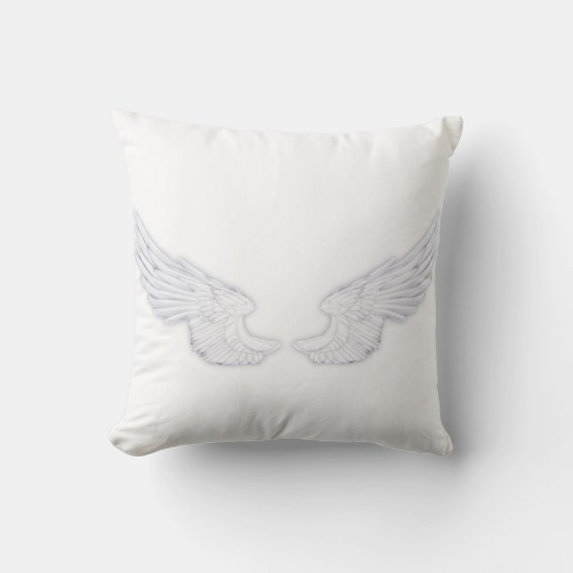 Falln White Angel Vingar Kudde (Framsida)