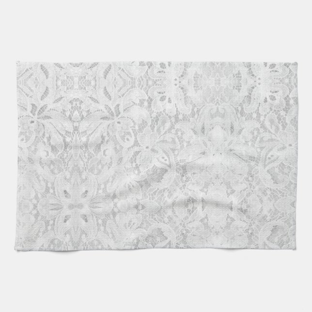 Falln White Snöre Kökshandduk (Horisontell)