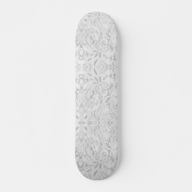 Falln White Snöre Skateboard Bräda 20 Cm (Framsida)