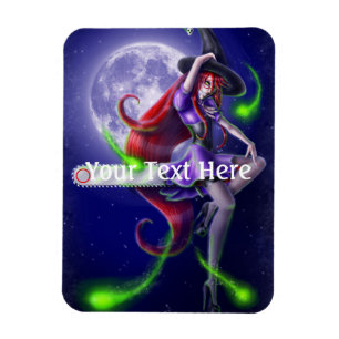 Falln Witchy Pinup Magnet
