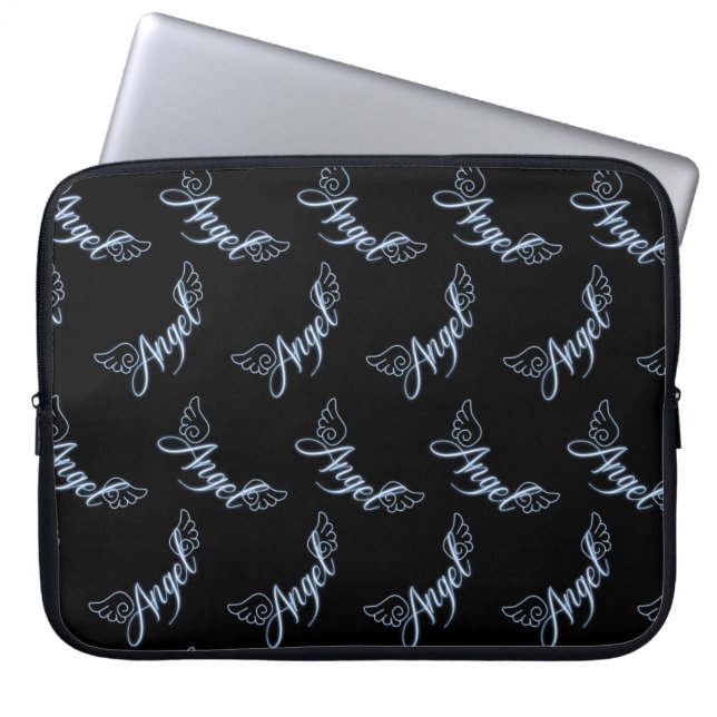 Fallngel med Vingar Laptop Fodral (Framsidan)