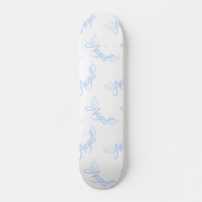 Fallngel med Vingar Skateboard Bräda 20 Cm (Framsida)