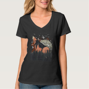 Fällning av fågel med fullfjädrad skog (Tr) T Shirt
