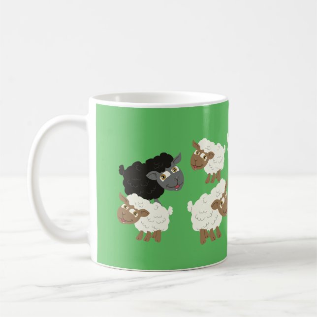 Fällning av får kaffemugg (Vänster)