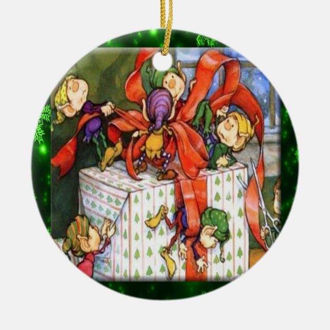 Fällning av nuvarande ornament för Merry Elves (Framsidan)