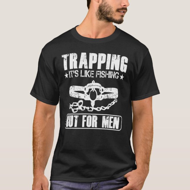 Fällning Det är som fiske men För manar fiske T Shirt (Framsida)