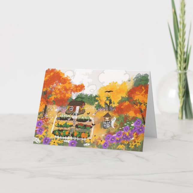 Fallnotecard Tack Kort (Framsida)