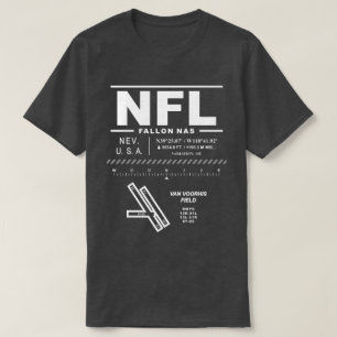 Fallon NAS Naval Luft Station NFL T-Shirt