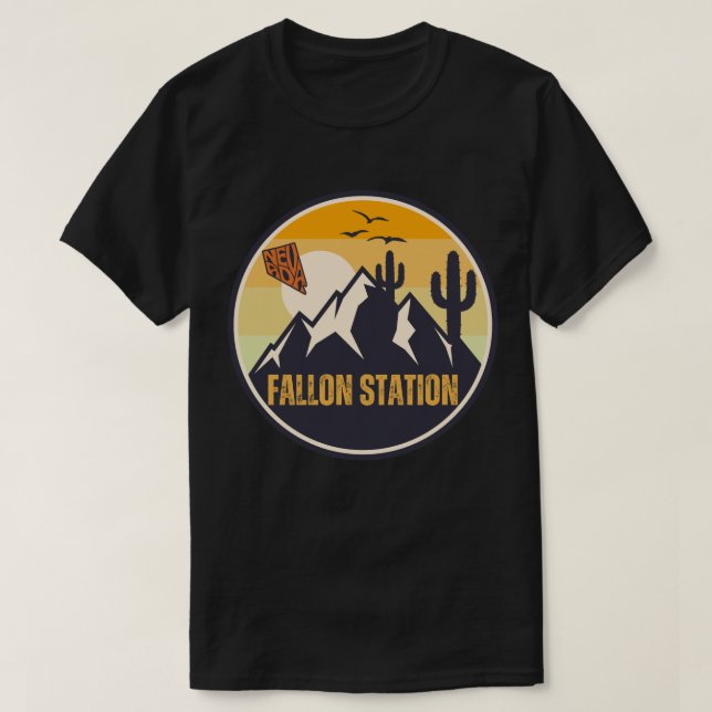 Fallon Station, Nevada T Shirt (Design framsida)