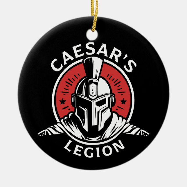 Fallout-julprydnad Caesars Legion Julgransprydnad Keramik (Framsidan)
