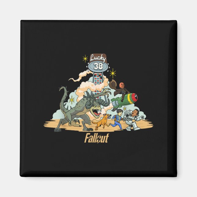 Fallout - New Vegas  Magnet (Framsidan)