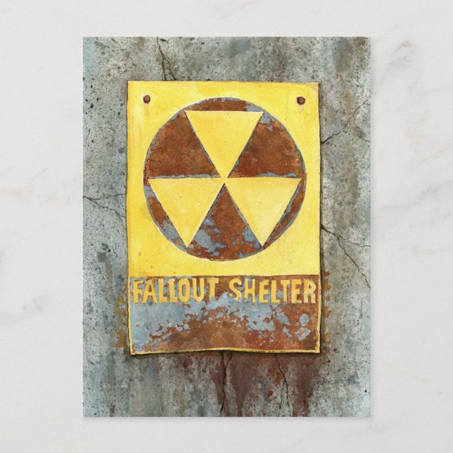 Fallout Shelter #2 vykort (Framsida)