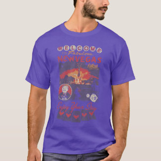 Fallout Välkommen till fantastiska New Vegas Retro T Shirt