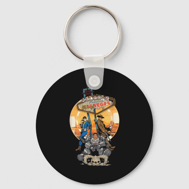 Fallout - Welcome To Fabulous New Vegas  Nyckelring (Framsida)