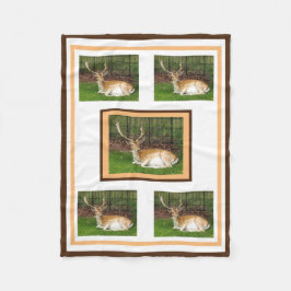 Fallow Hjort Fleece Blanket