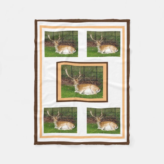 Fallow Hjort Fleece Blanket (Framsidan)