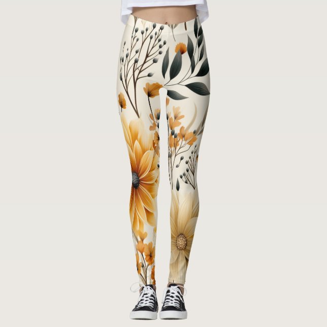 Fallpetaler Leggings (Framsida)