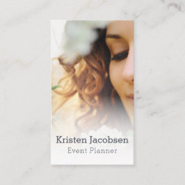 Fallplanerare, kvinnligt företag visitkort