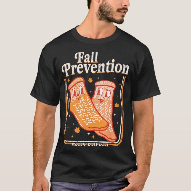 Fallprevention Förebygg Fall Y'all Fysioterapi  T Shirt (Framsida)