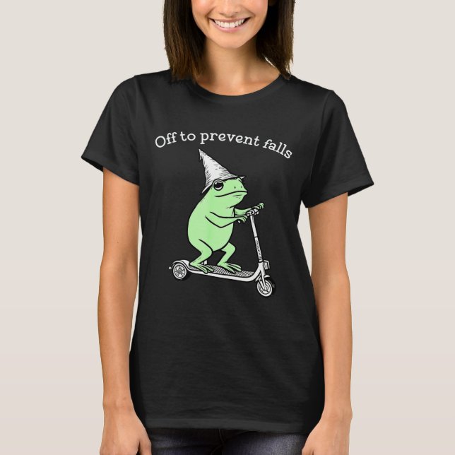 Fallprevention Spt Pta Sjuksköterska Höstsäsong T Shirt (Framsida)
